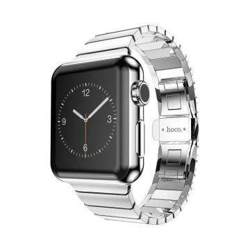 Bracelet acier maillons Apple Watch - noir