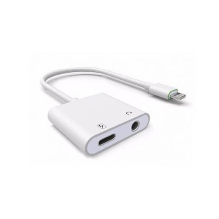 Lightning to mini-jack 3.5mm White adapter