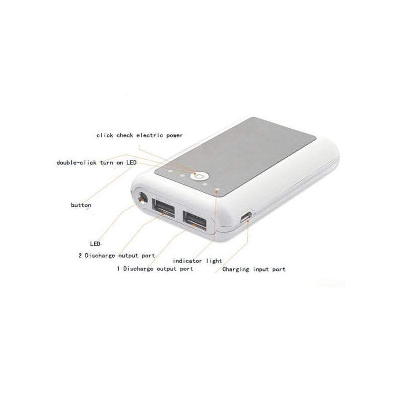 Externe batterij Power Bank 8400 MAH voor iPod, iPhone en iPad - Accueil - MacManiack Nederland