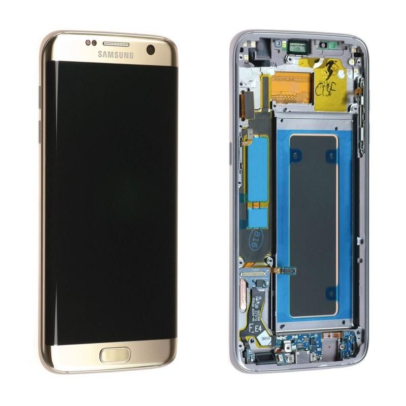 bijeenkomst dwaas Ingrijpen Koop Volledig scherm goud (Officieel) voor Galaxy S7 Edge - Ecrans - Pièces  détachées Galaxy S7 Edge - MacManiack Nederland