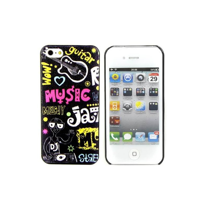 Koop Muziek harde case iPhone 5/5S/SE hoesje - Housses et coques iPhone 5 - MacManiack